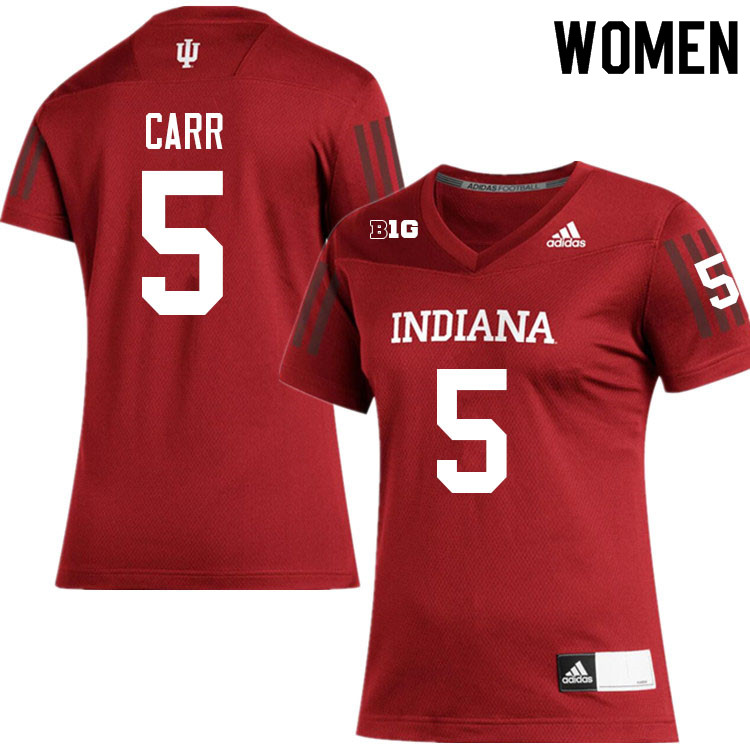 Women #5 Stephen Carr Layne Indiana Hoosiers College Football Jerseys Sale-Crimson